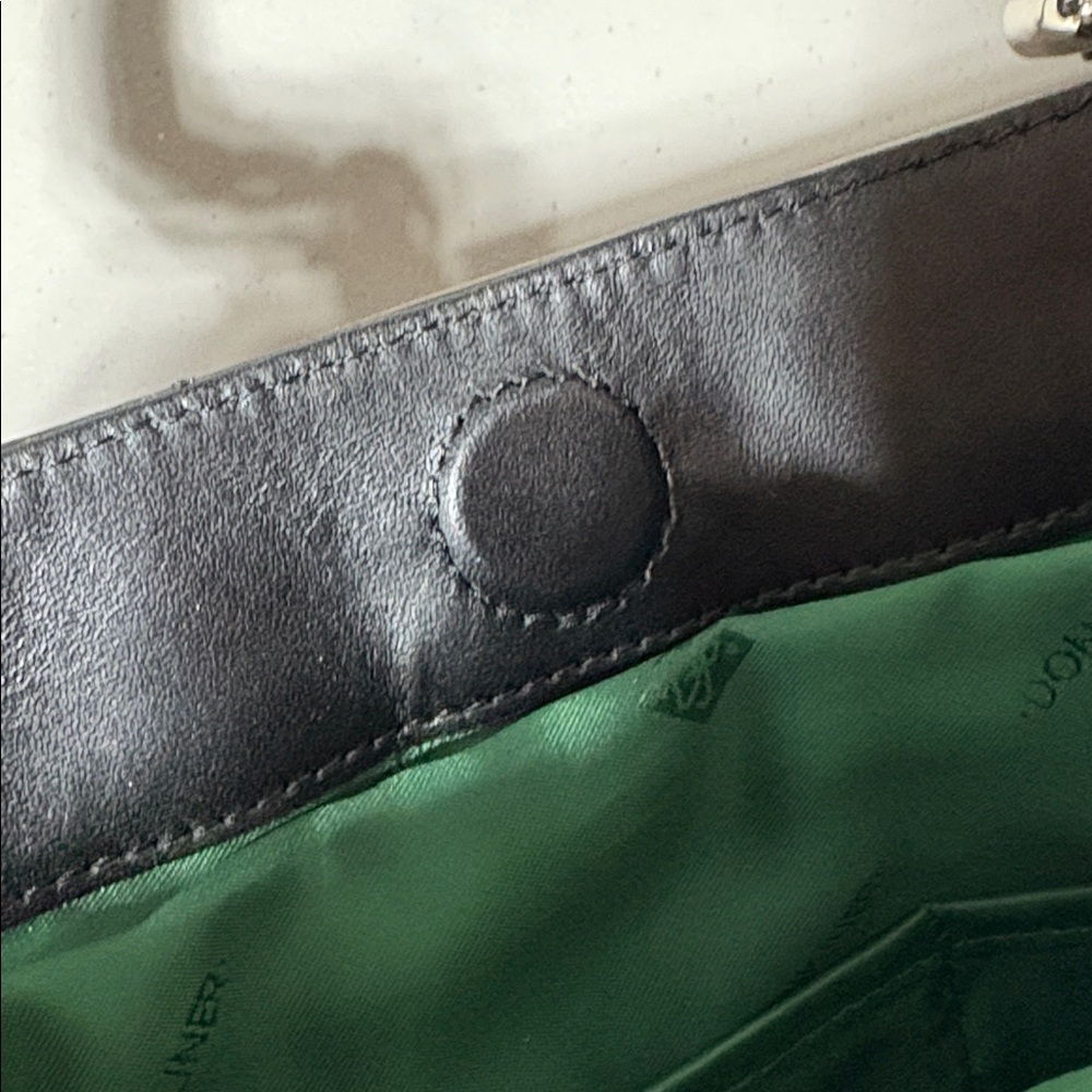 NWT Donald J Pliner handbag, black pleated leather. Black. Retail price : $395 - Picture 12 of 14